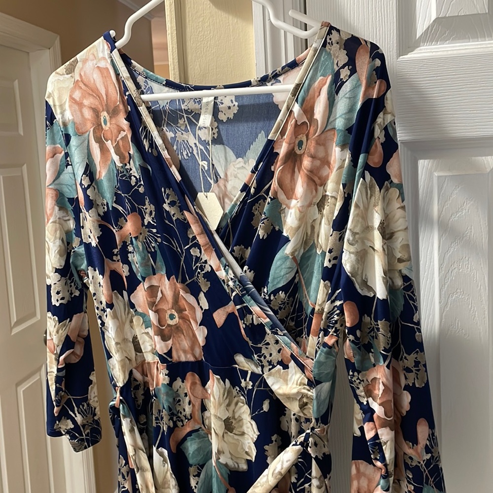 Pinkblush wrap dress